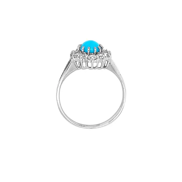 Gold Ring with Tyrrhys and Zircons