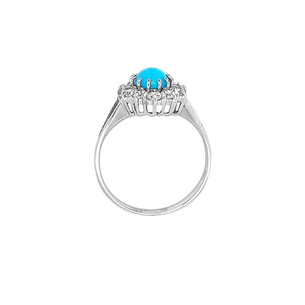 Gold Ring with Tyrrhys and Zircons