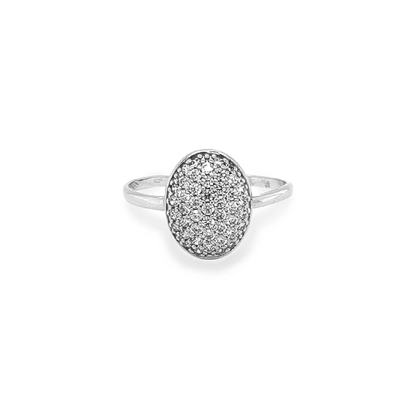 Gold Ring with Zircons