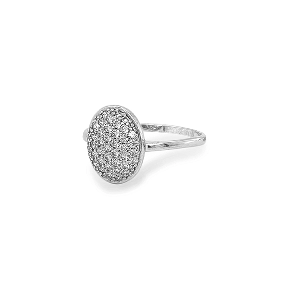 Gold Ring with Zircons