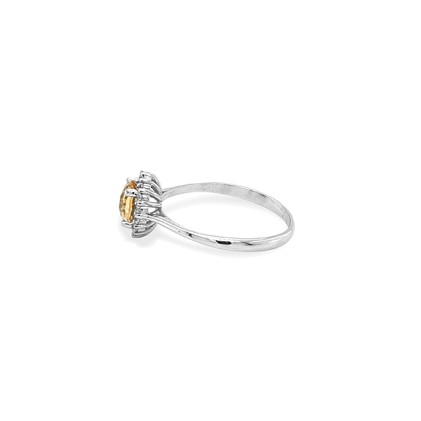 Gold Ring with Colored Stones