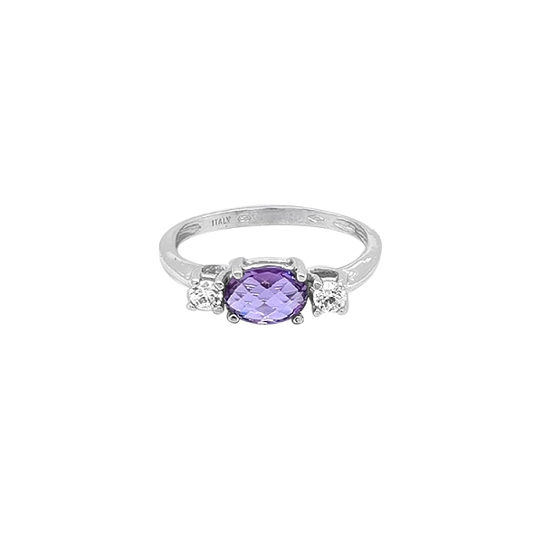 Gold Ring with Colored Stones