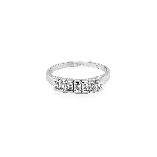 Gold Ring with Zircons