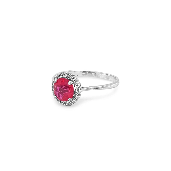 Gold Ring with Colored Stones
