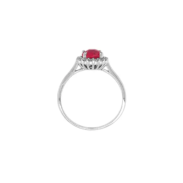 Gold Ring with Colored Stones