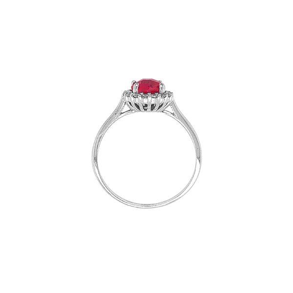 Gold Ring with Colored Stones