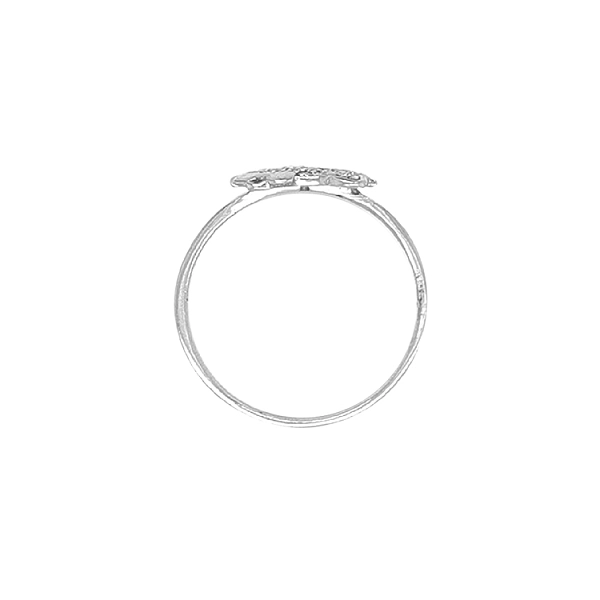 Gold Ring Hello Kitty with Zircons