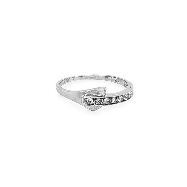 Gold Ring with Zircons