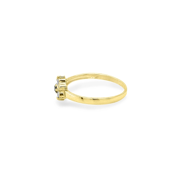 Gold Ring with Colored Stones