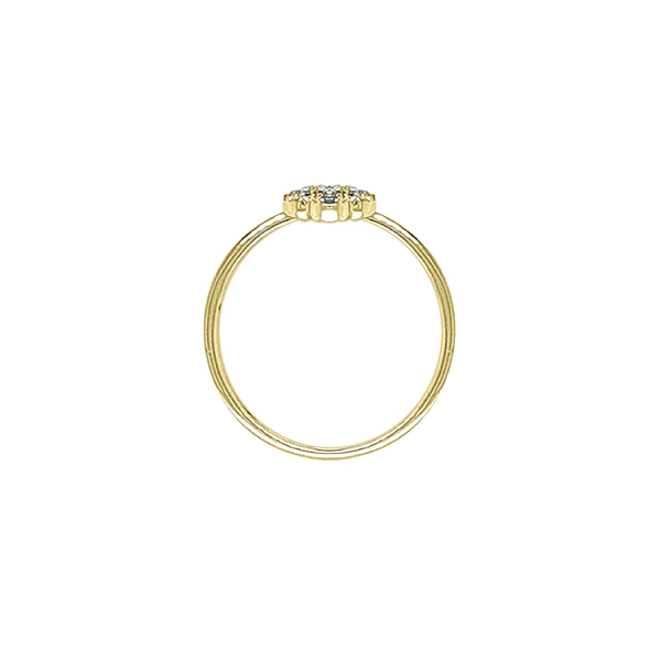 Gold Ring with Colored Stones