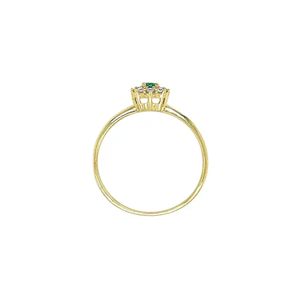 Gold Ring with Coloured Zircons