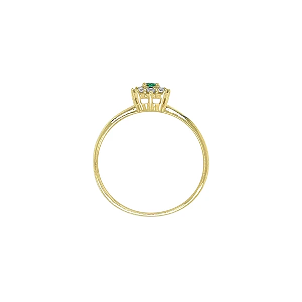 Gold Ring with Coloured Zircons