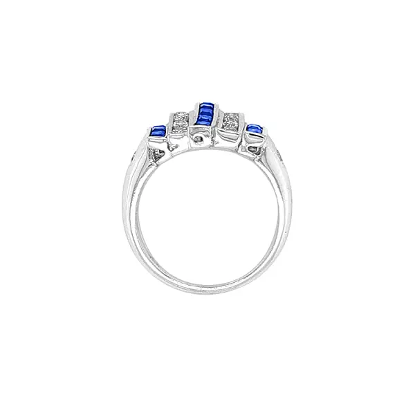 Gold Ring with Swarovski Crystals