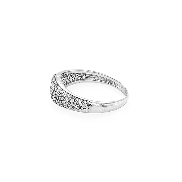 Gold Ring with Zircons