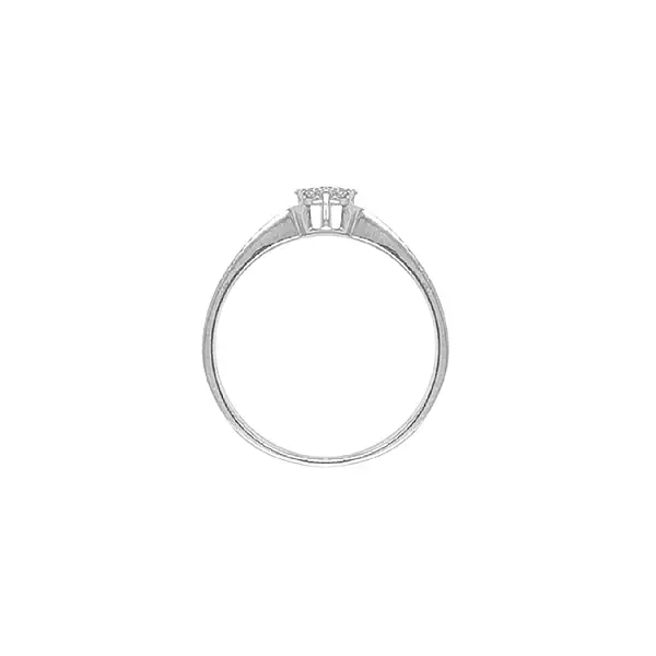 Gold Ring with Zircons