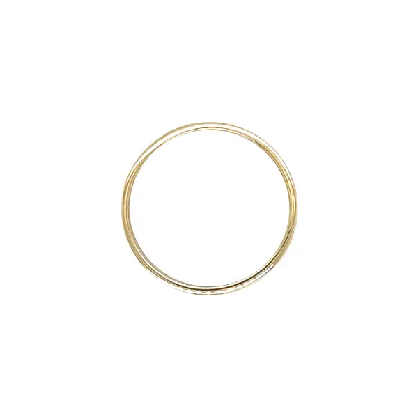 Gold Ring with Black Zircons