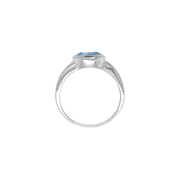 Gold Ring with Blue Quartz