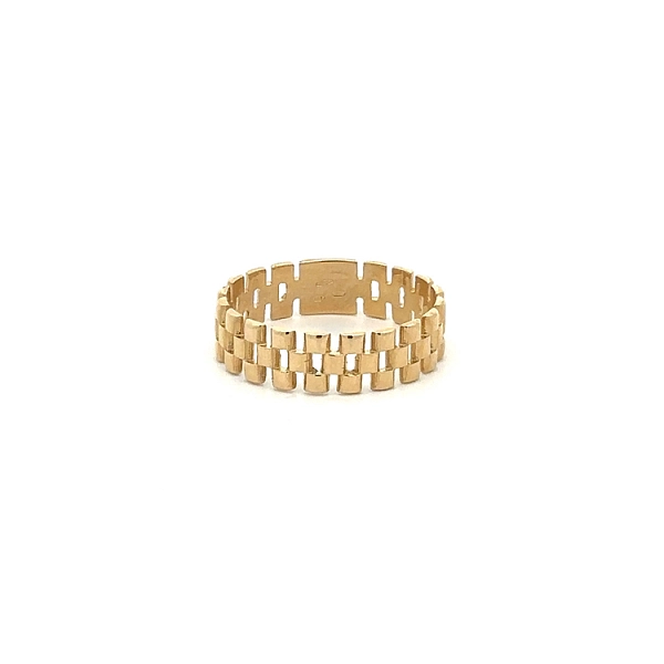 Gold Men's Ring Rolex Style