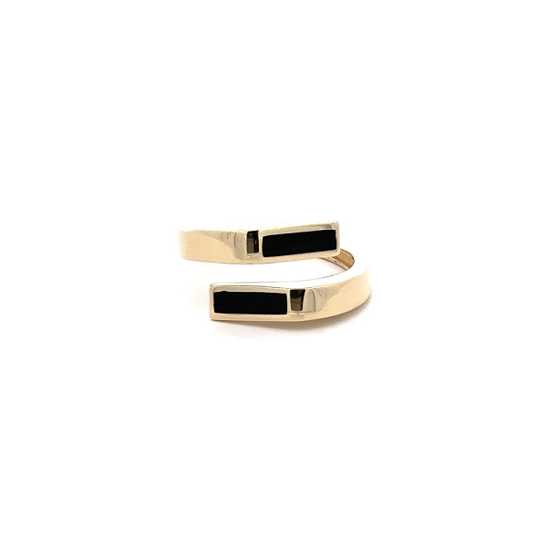 Gold Ring with Enamel