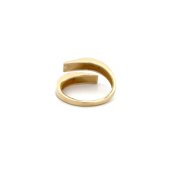 Gold Ring with Enamel