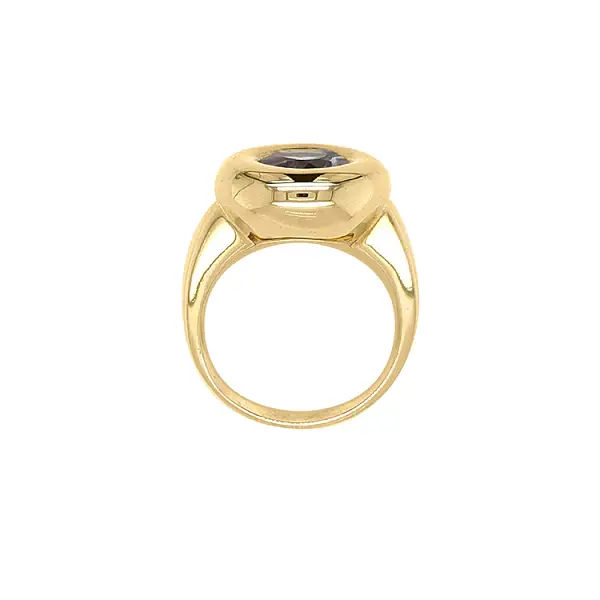 Exclusive Gold Ring with Amethyst