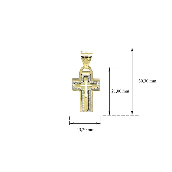 Cross of Combined Gold