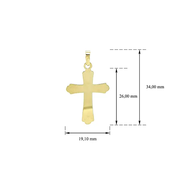 Gold Cross Pendant