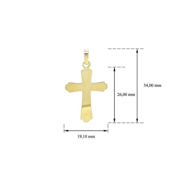Gold Cross Pendant