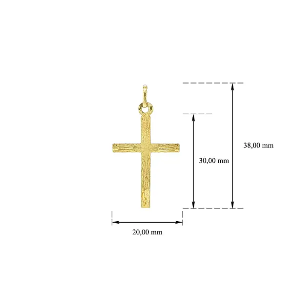 Gold Cross Pendant