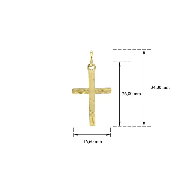 Gold Cross Pendant