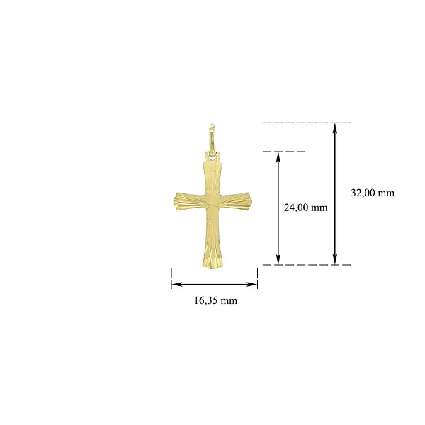 Gold Cross Pendant
