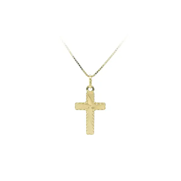 Gold Cross Pendant