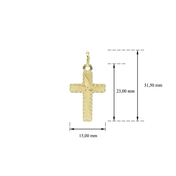 Gold Cross Pendant