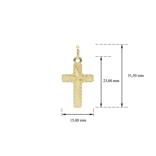 Gold Cross Pendant