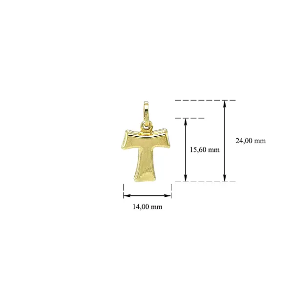 Gold Cross Pendant