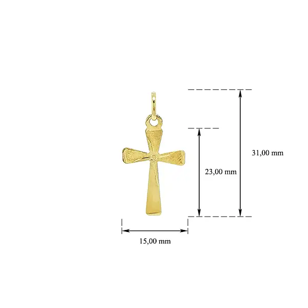 Gold Cross Pendant