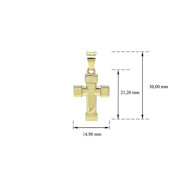 Gold Cross Pendant