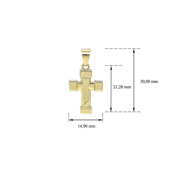 Gold Cross Pendant