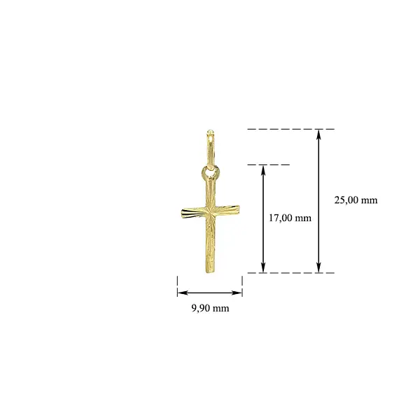 Gold Cross Pendant