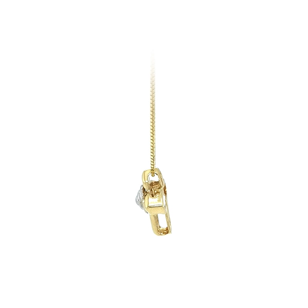 Pendant Cross of Combined Gold