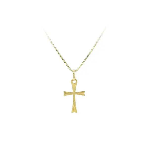 Gold Cross Pendant