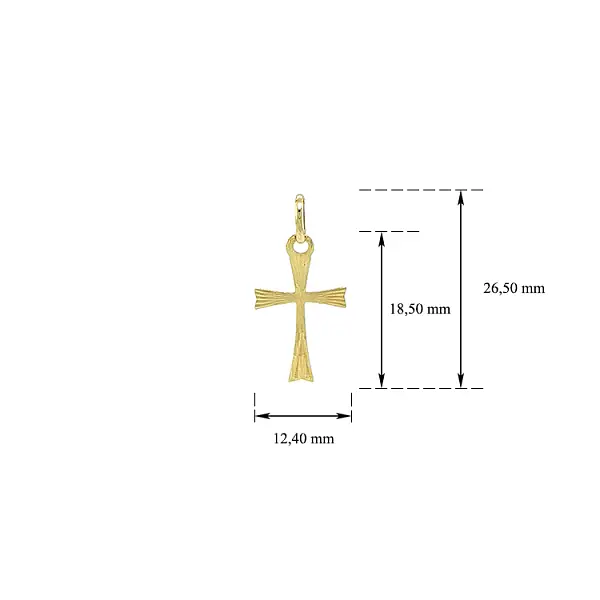 Gold Cross Pendant