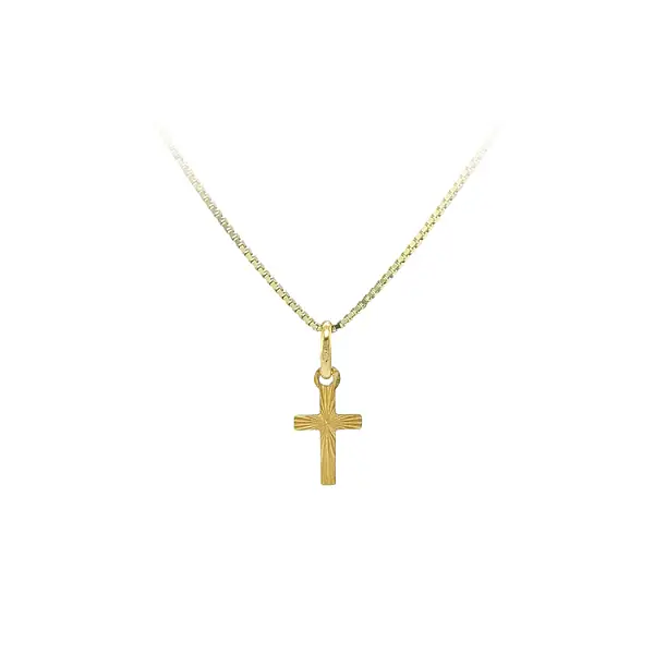 Gold Cross Pendant