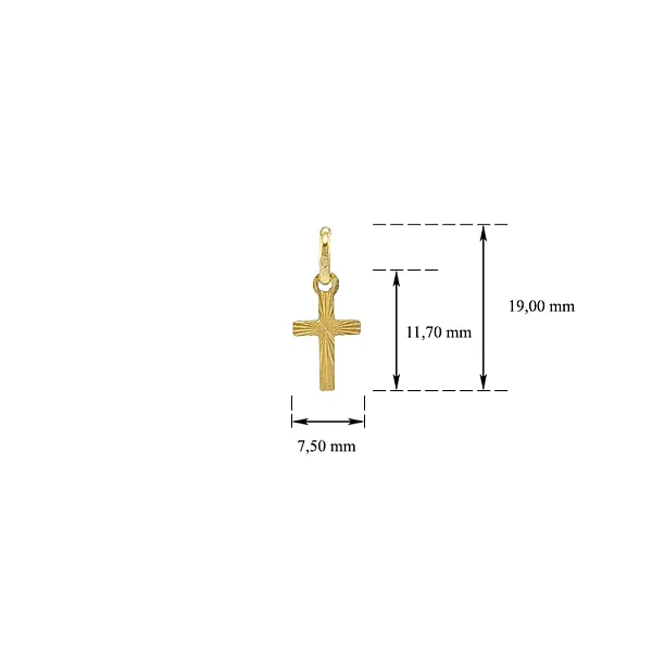 Gold Cross Pendant
