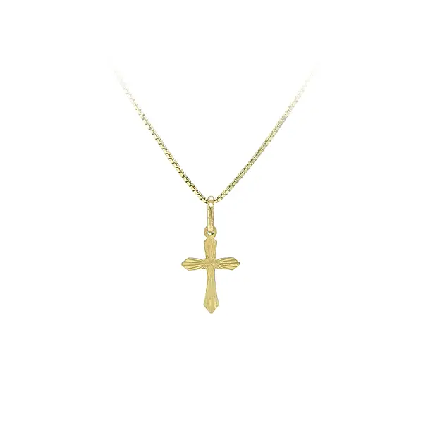 Gold Cross Pendant