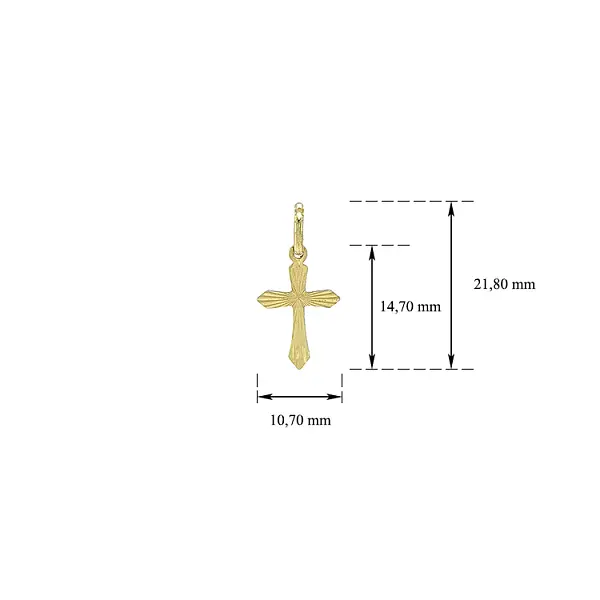 Gold Cross Pendant