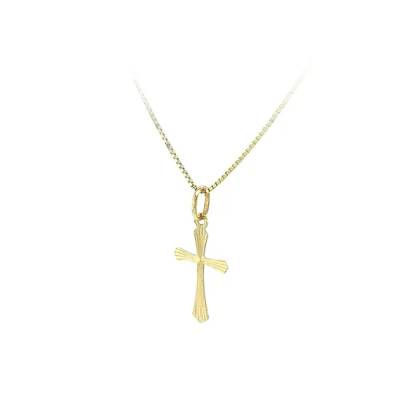 Gold Cross Pendant