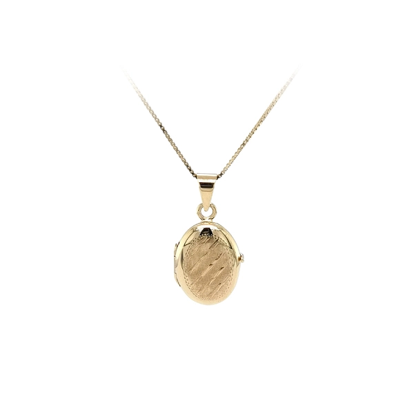 Golden Pendant Locket for Photo