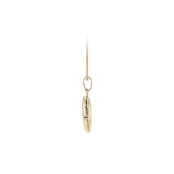 Golden Pendant Locket for Photo