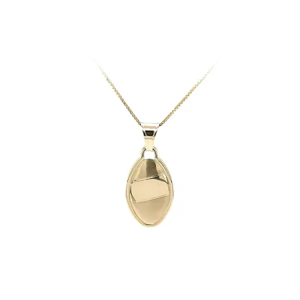 Gold Pendant Plate for Engraving